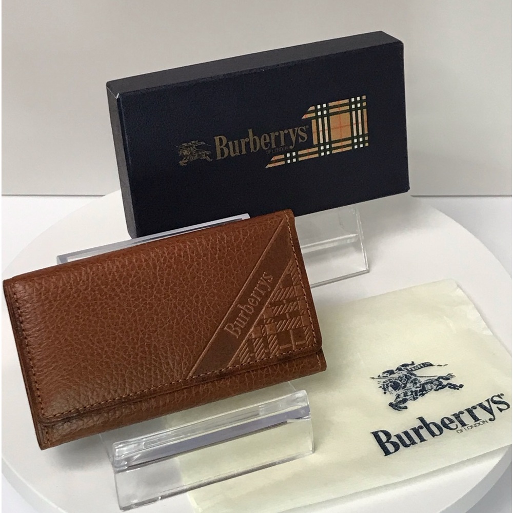 BURBERRY Leather 5-Key Holder Case 😍 - Picture 12 of 17